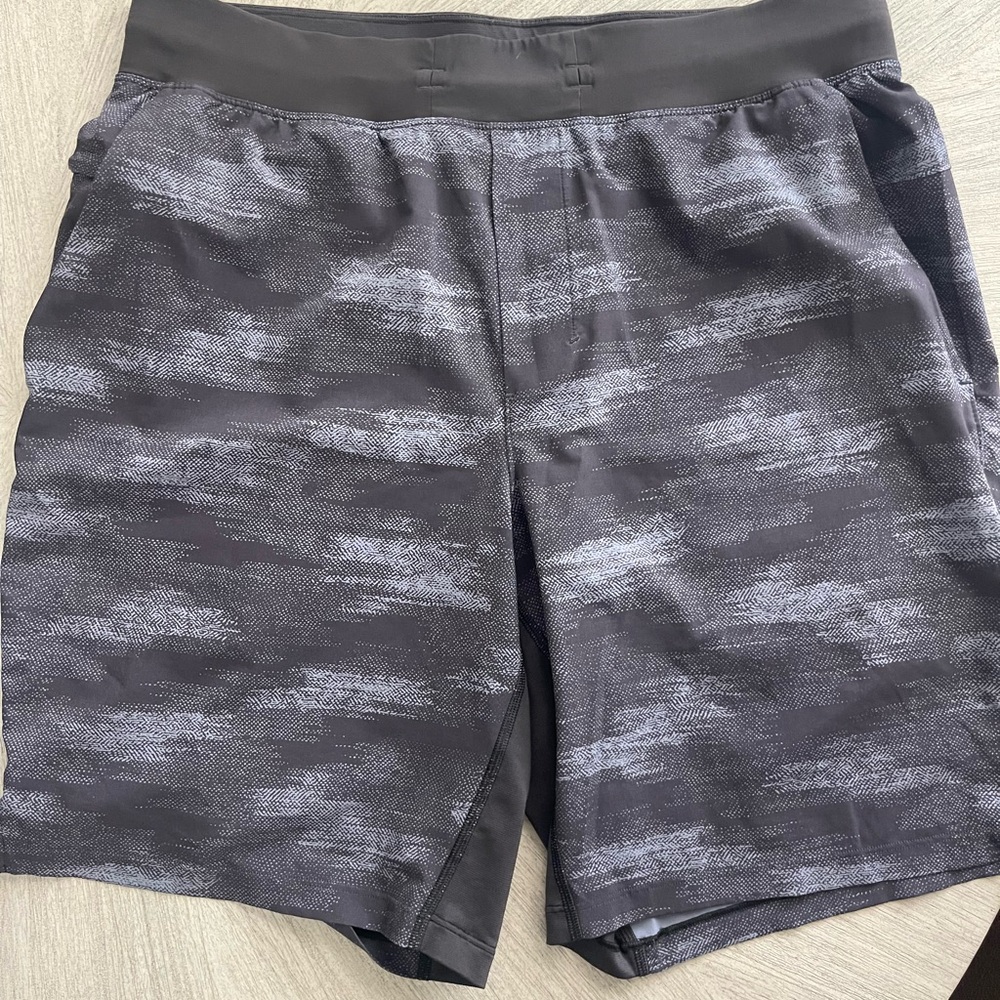 Gray Camo Athletic Shorts